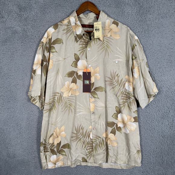 Tori Richard’s Floral Hawaiian New With Tags Button Up Shirt Men’s XL Viscose - Picture 1 of 9